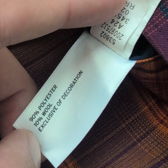 Alaskan Hardgear Duluth Synthetic/Wool Blend Button down plaid shirt - Size 2XLT - Picture 4 of 6